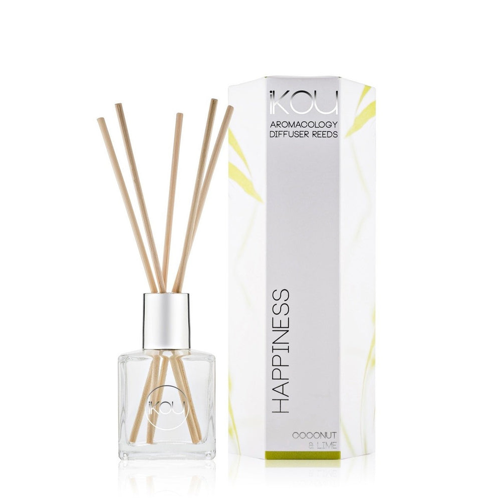 Aromacology Diffuser Reeds | Happiness Create a blissful holiday mood with tropical Coconut & Lime