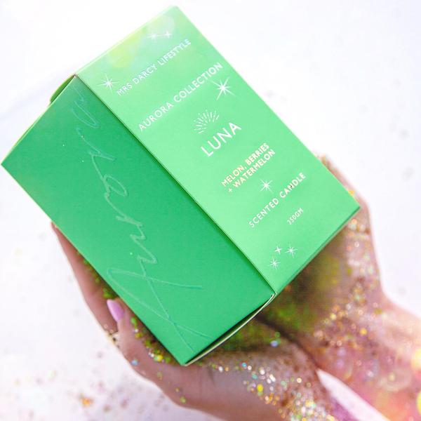 
                  
                    Luna Candle Luna is sweet and fresh; a delicious blend of Melon, Berries + Watermelon.Luna is sweet and fresh; a delicious blend of Melon, Berries + Watermelon.
                  
                