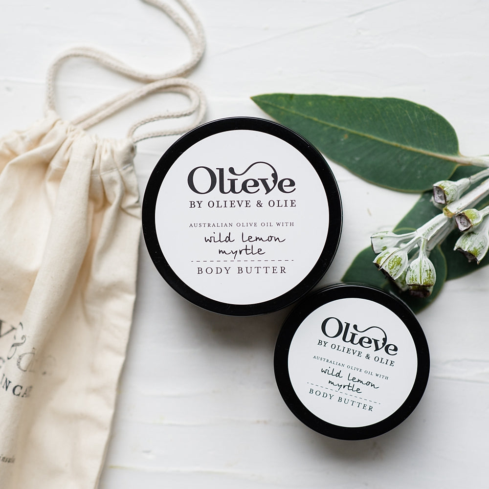 Body Butter | Wild Lemon Myrtle (100ml) Lemon Myrtle, Eucalyptus and Cedarwood.  A thoroughly decadent rich and creamy blend of organic butters waxes and oils.