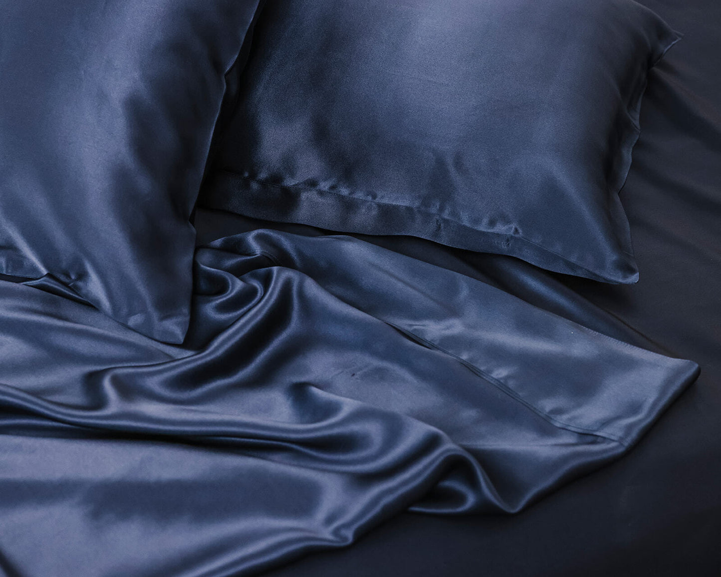 
                  
                    Silk Pillowslip | French Navy
                  
                